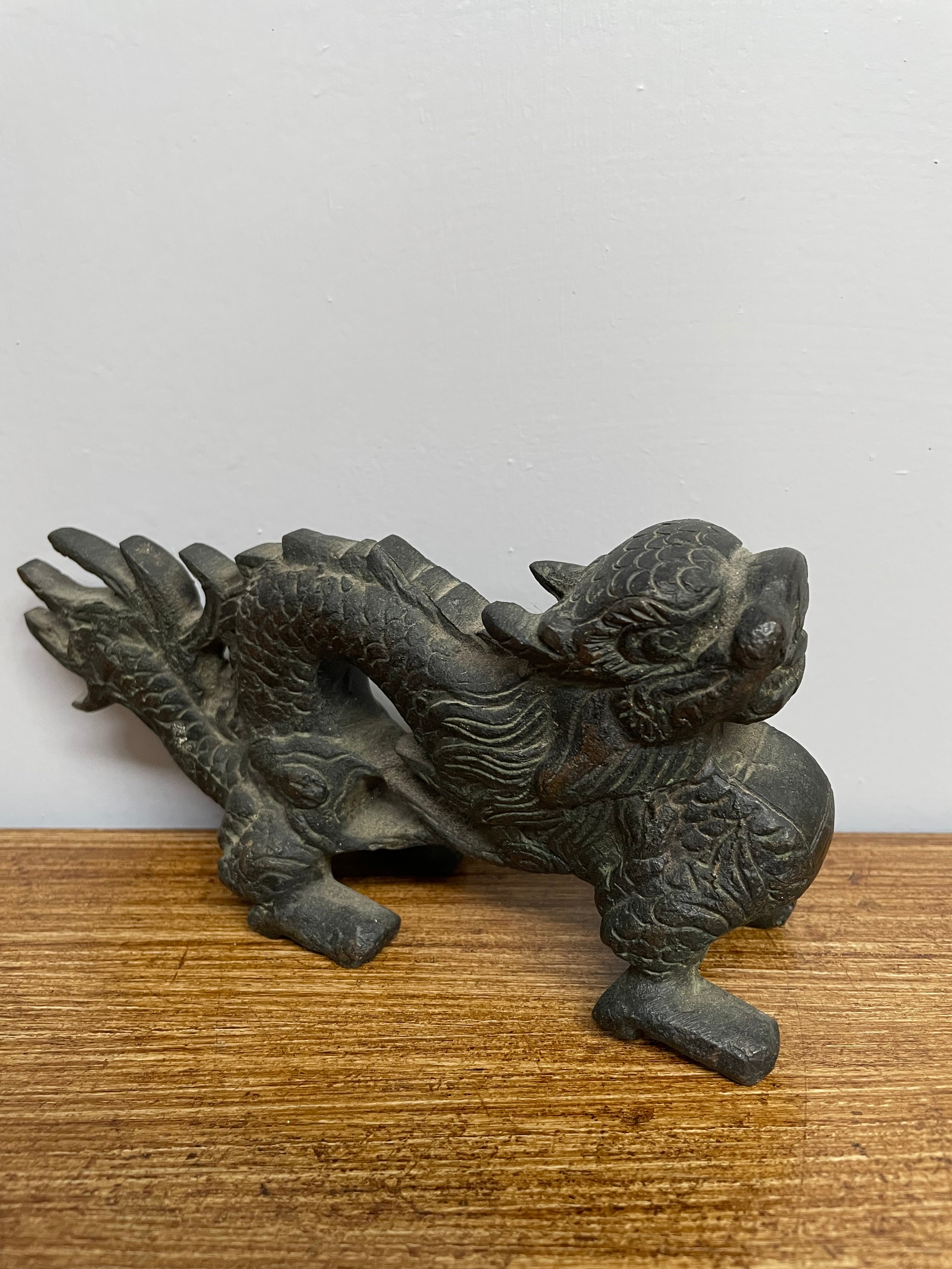 Vintages Antique Bronze Chinese Dragoon | Antique & Vintage | Moonee Ponds Antiques | Australia Wide Delivery