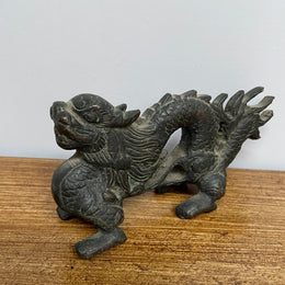 Vintages Antique Bronze Chinese Dragoon