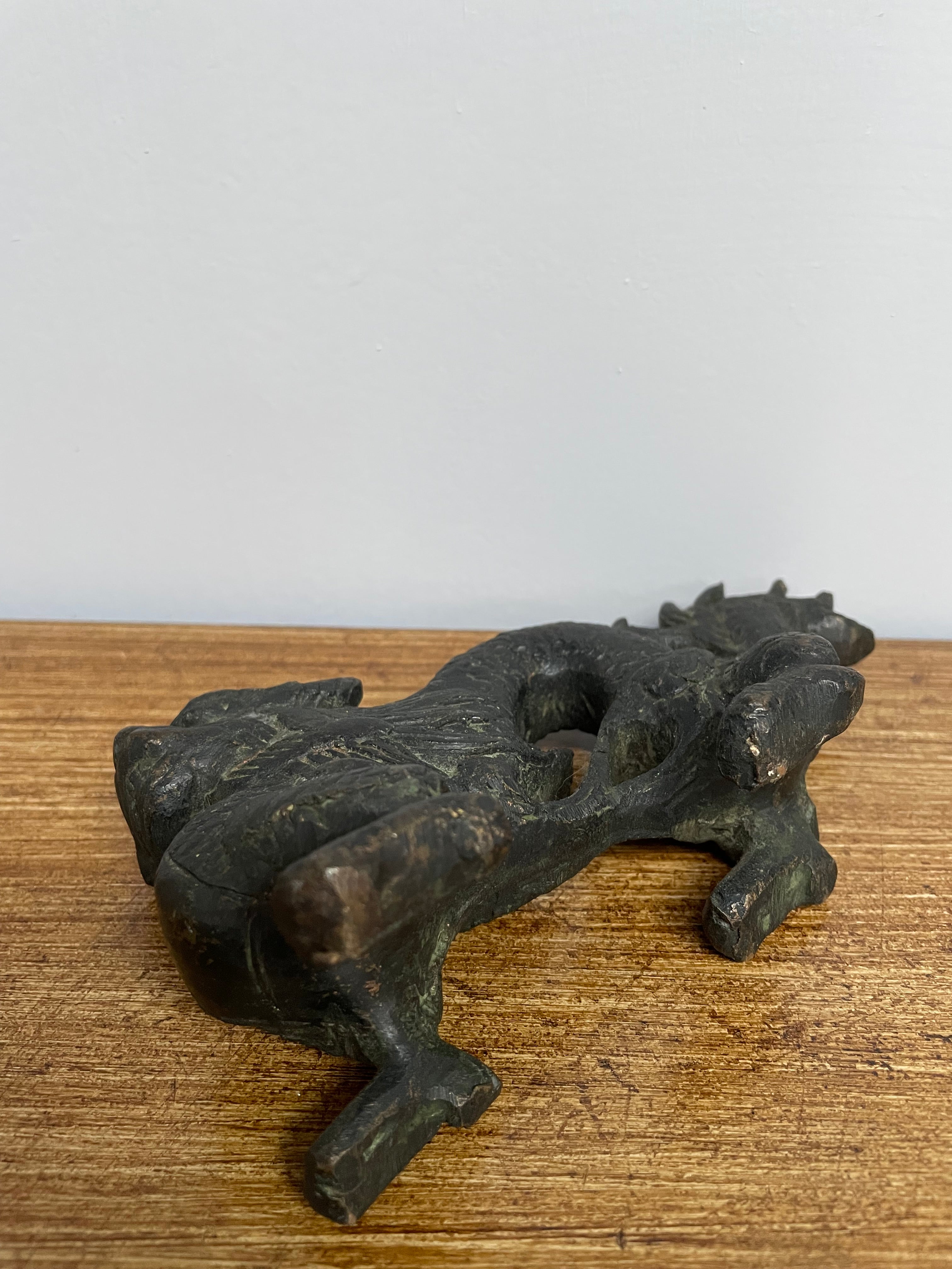 Vintages Antique Bronze Chinese Dragoon | Antique & Vintage | Moonee Ponds Antiques | Australia Wide Delivery