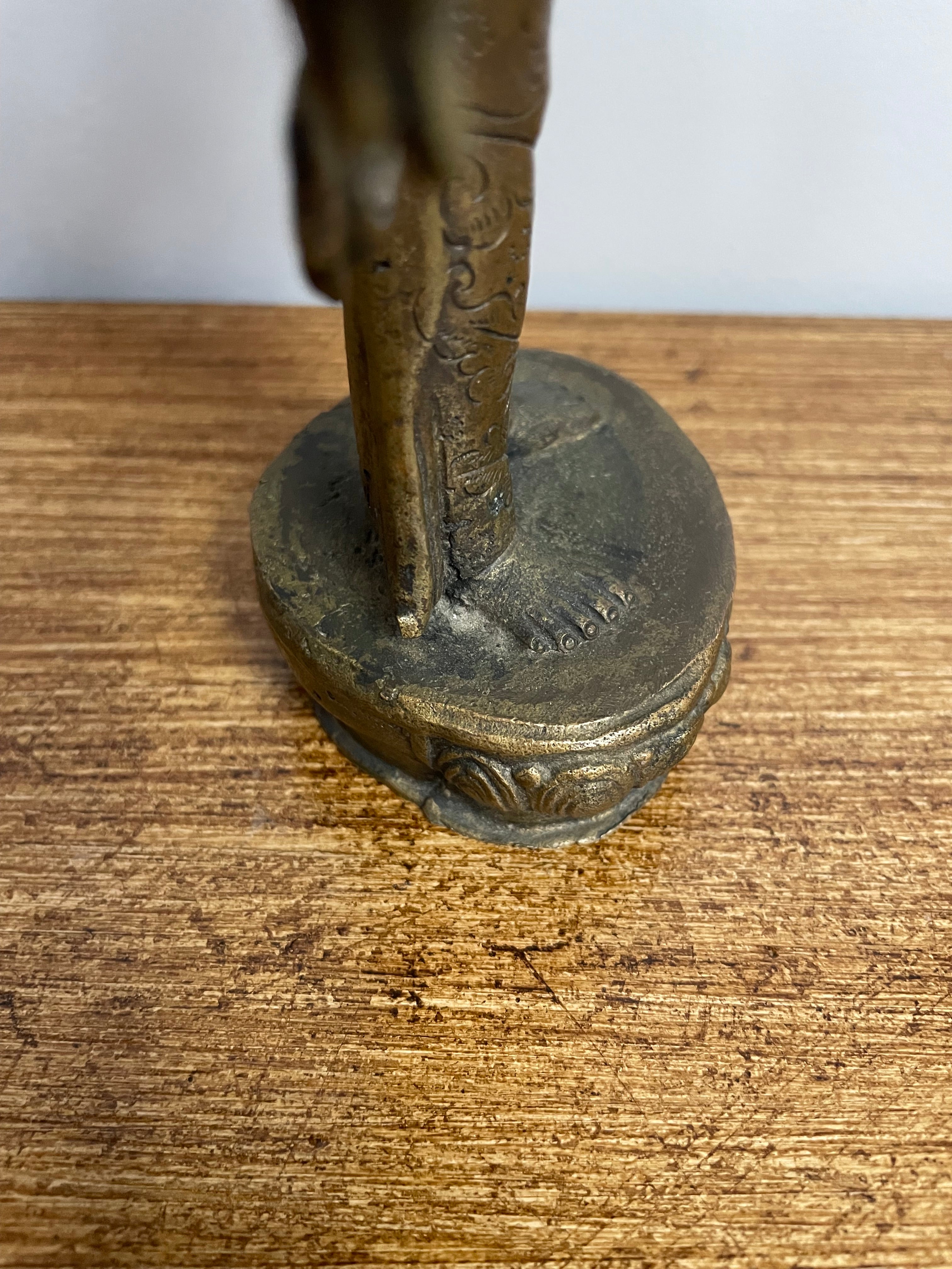 Antique Gilt Bronze Green Patina Bhudda | Antique & Vintage | Moonee Ponds Antiques | Australia Wide Delivery