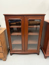 Victorian Cedar Two Door Display Cabinet / Bookcase | Antique & Vintage | Moonee Ponds Antiques | Australia Wide Delivery