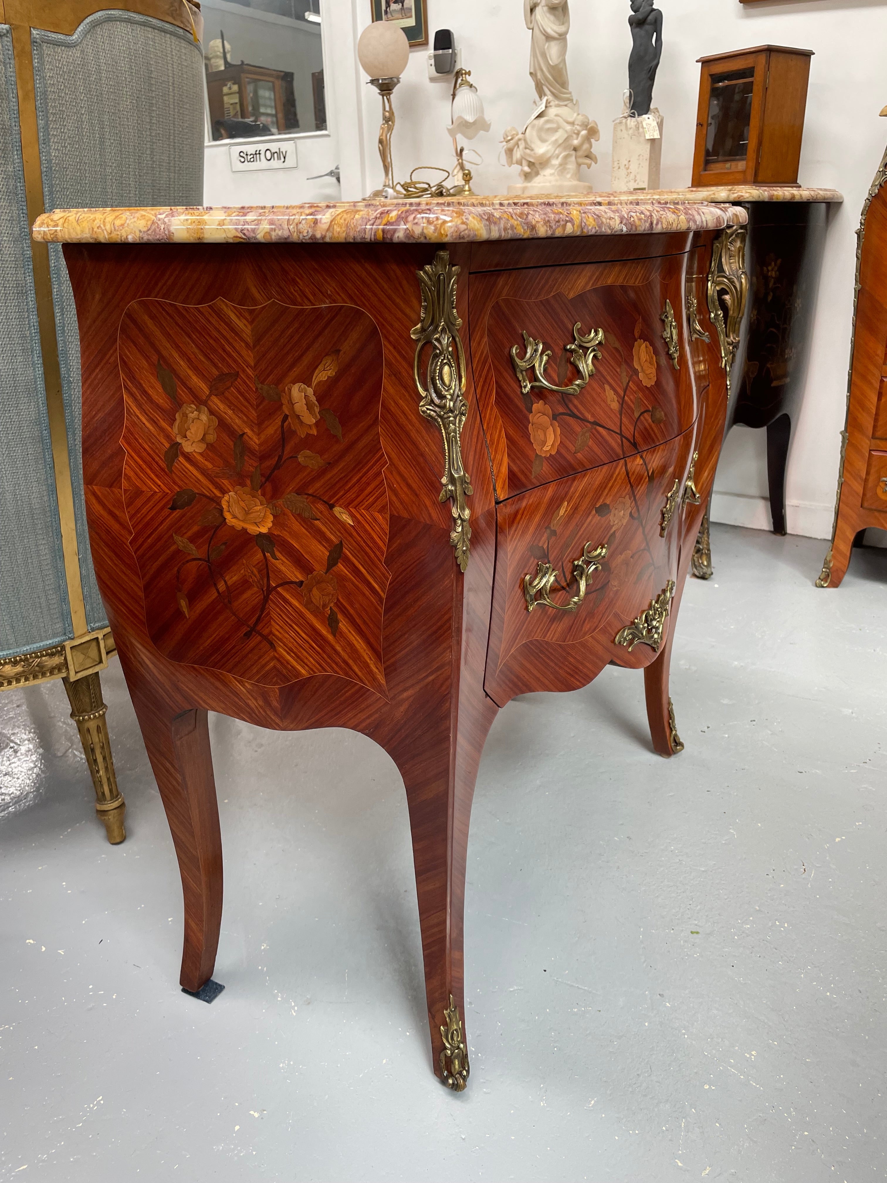 Lovely French Louis XV Style Commode | Antique & Vintage | Moonee Ponds Antiques | Australia Wide Delivery