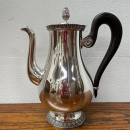 Christofle French Empire Style "Malmaison" Silver Plated Teapot