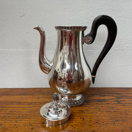 Christofle French Empire Style "Malmaison" Silver Plated Teapot