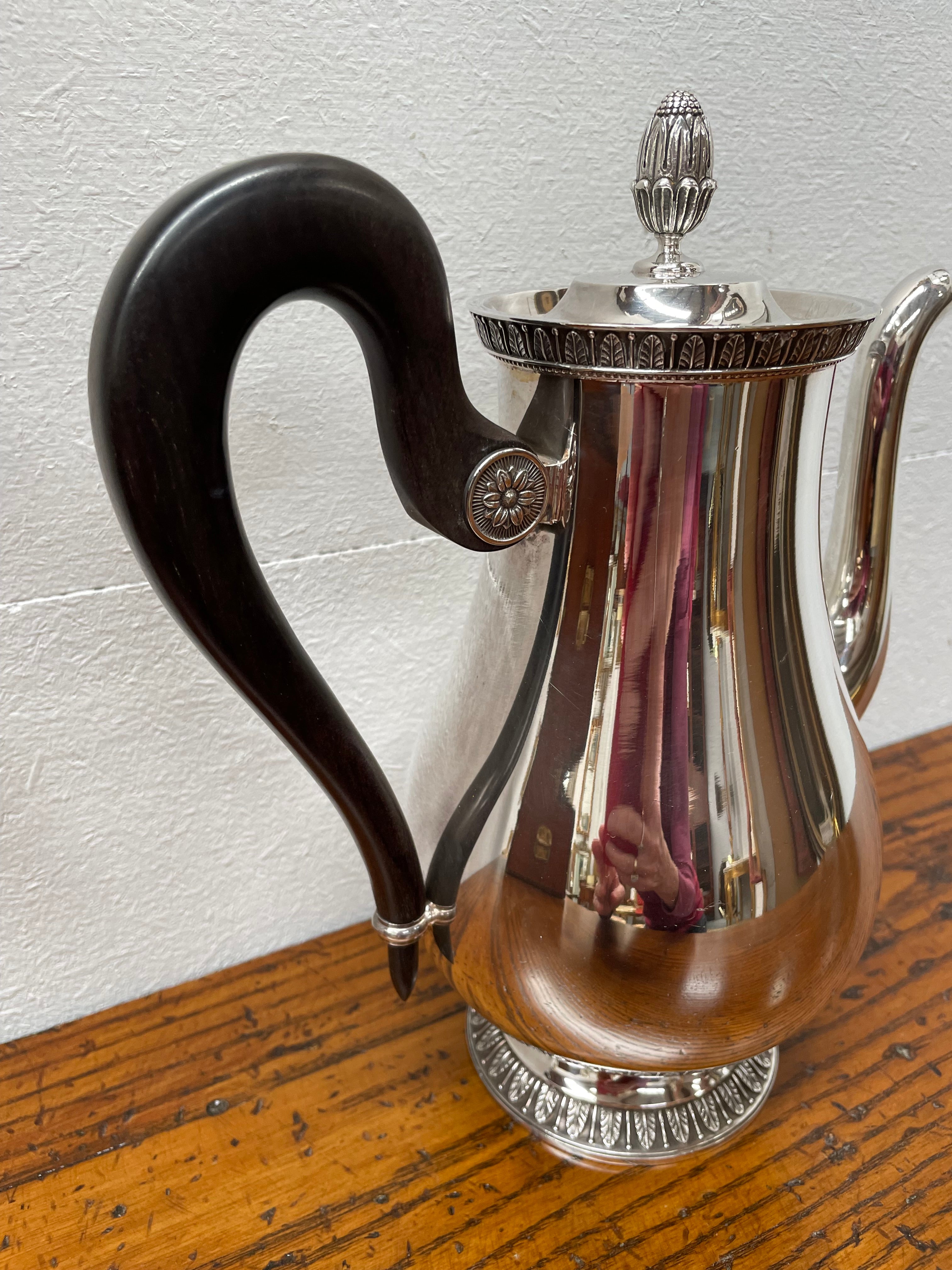 Christofle French Empire Style "Malmaison" Silver Plated Teapot | Antique & Vintage | Moonee Ponds Antiques | Australia Wide Delivery