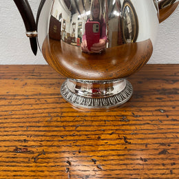 Christofle French Empire Style "Malmaison" Silver Plated Teapot