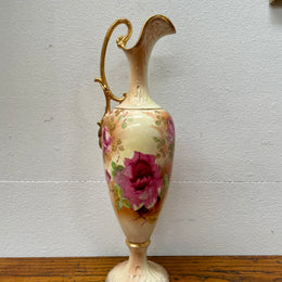 Charming Hand Painted Edwardian Urn Shaped Vase