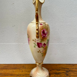 Charming Hand Painted Edwardian Urn Shaped Vase