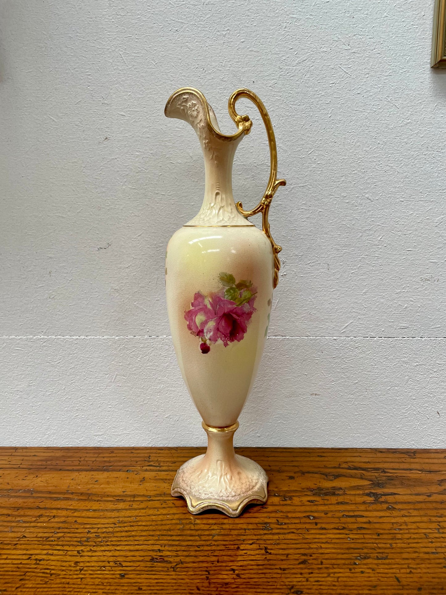 Charming Hand Painted Edwardian Urn Shaped Vase