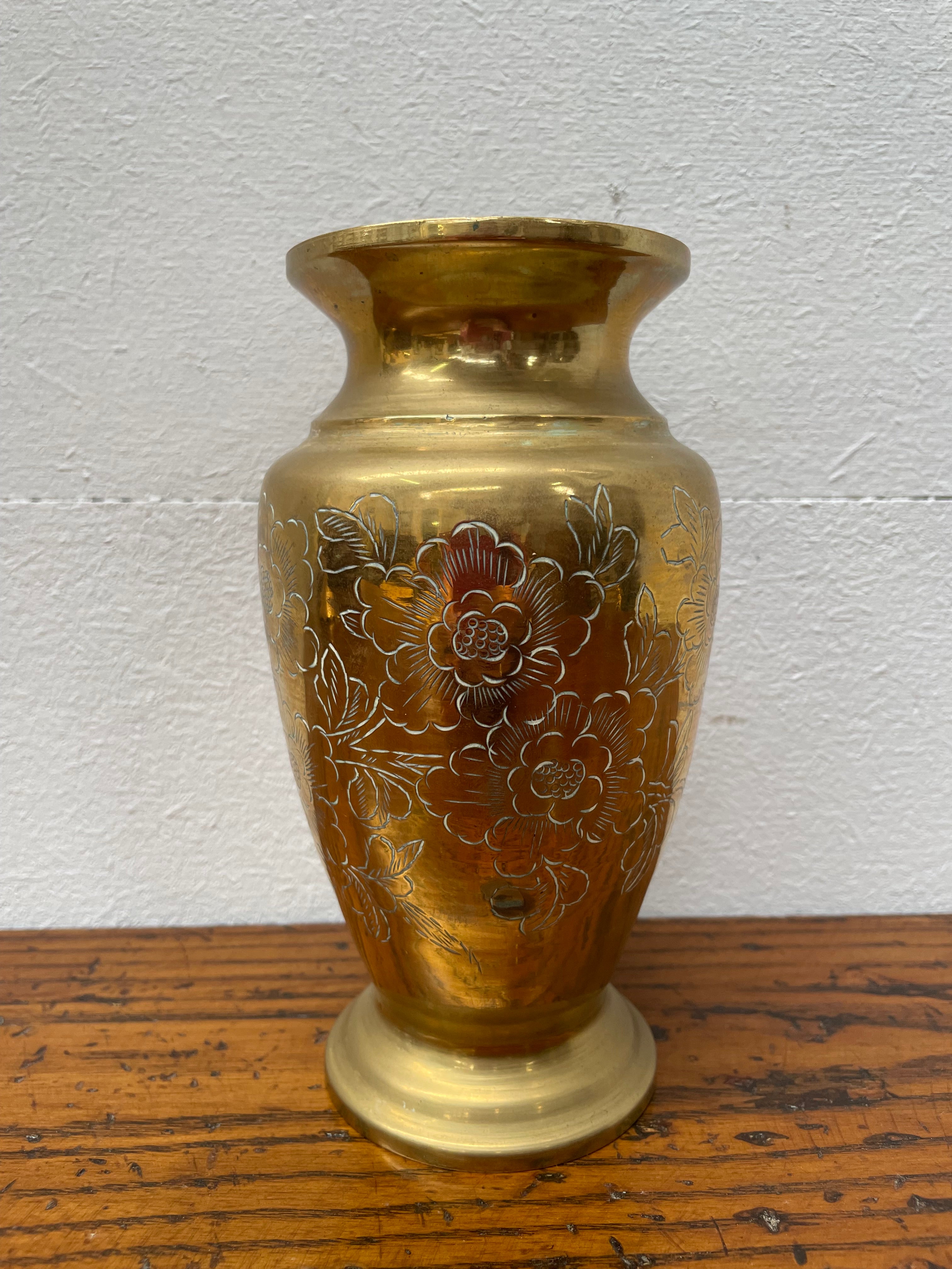 Attractive Vintage Brass Vase | Antique & Vintage | Moonee Ponds Antiques | Australia Wide Delivery