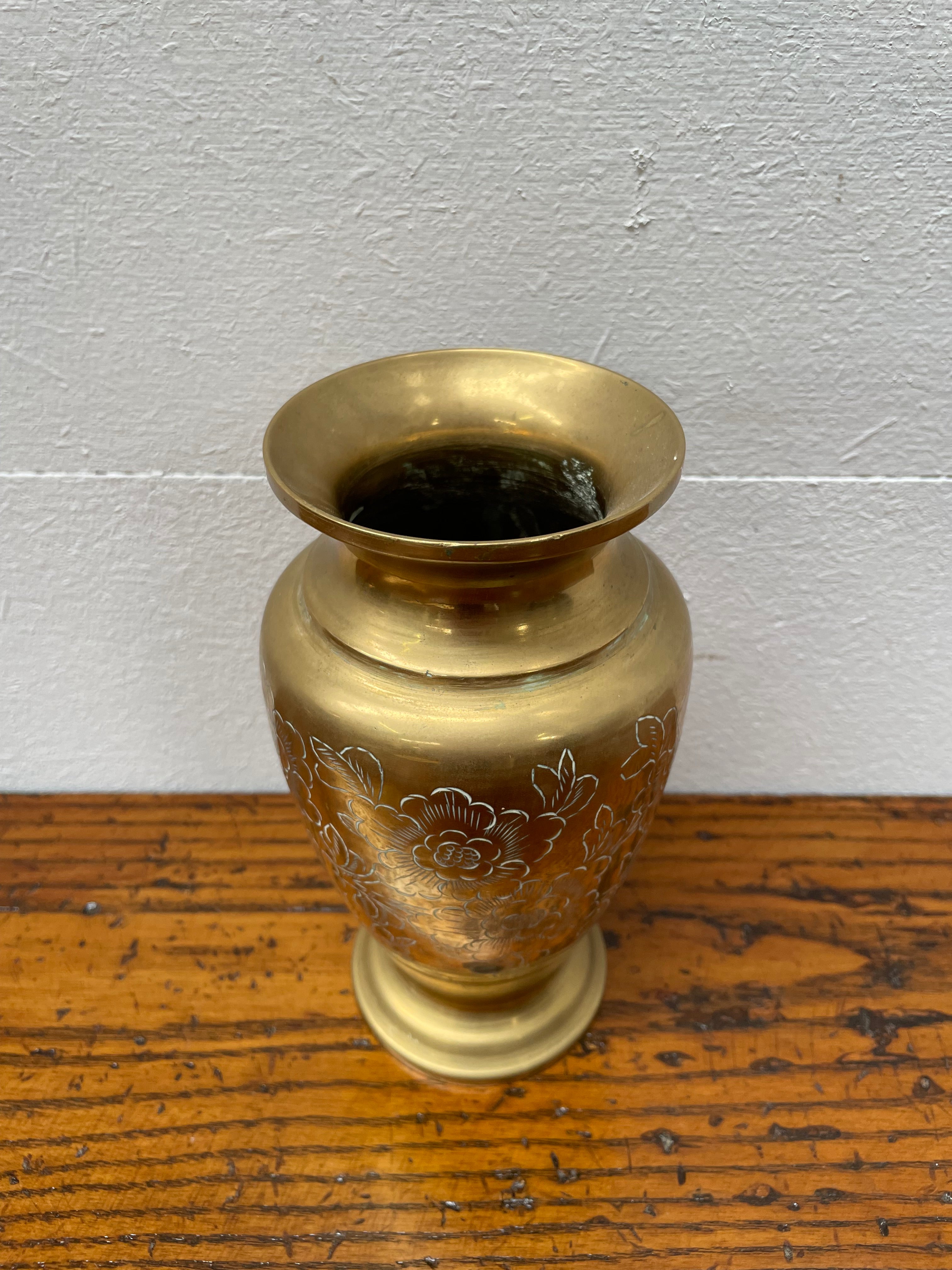 Attractive Vintage Brass Vase | Antique & Vintage | Moonee Ponds Antiques | Australia Wide Delivery