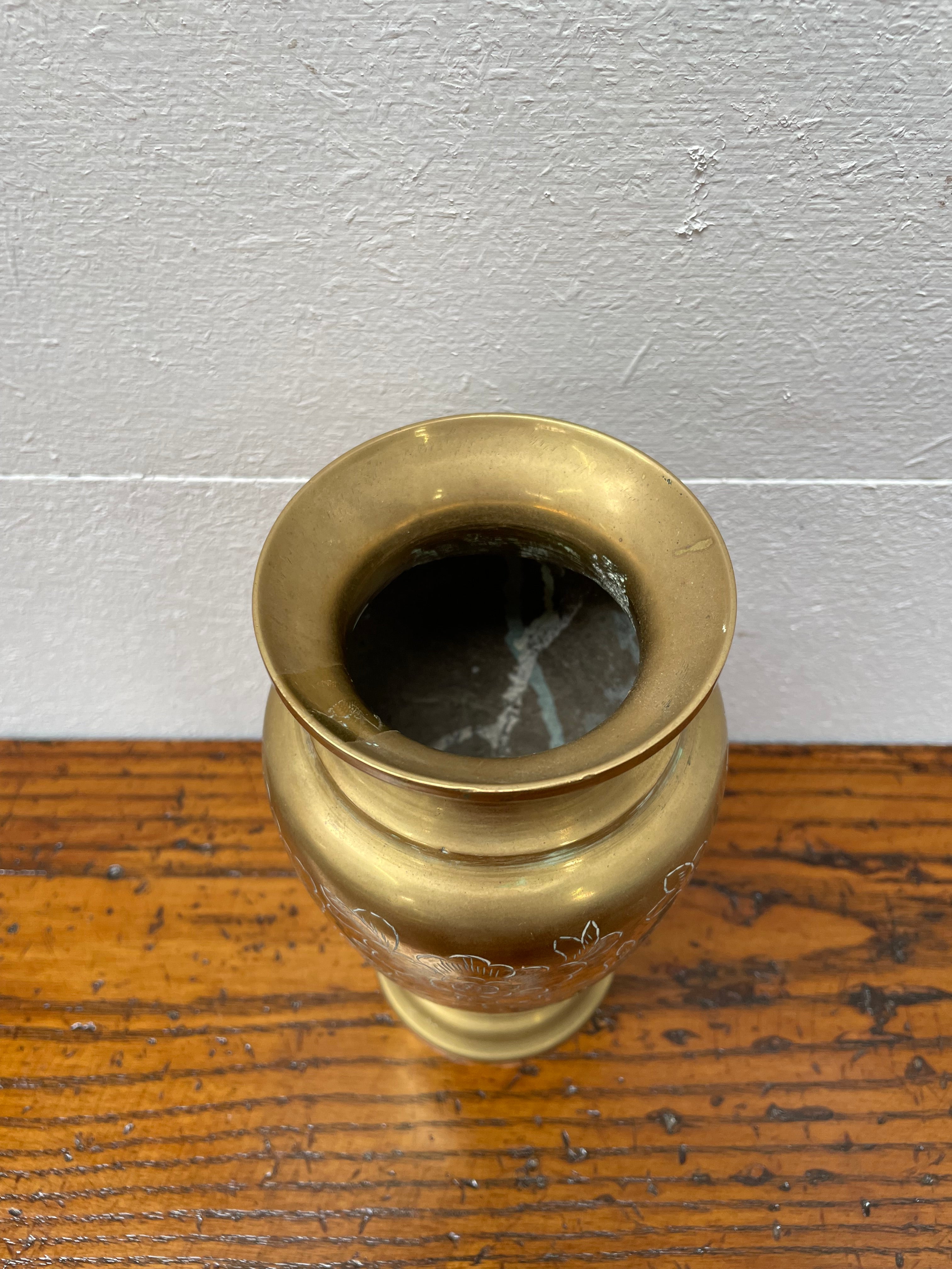 Attractive Vintage Brass Vase | Antique & Vintage | Moonee Ponds Antiques | Australia Wide Delivery