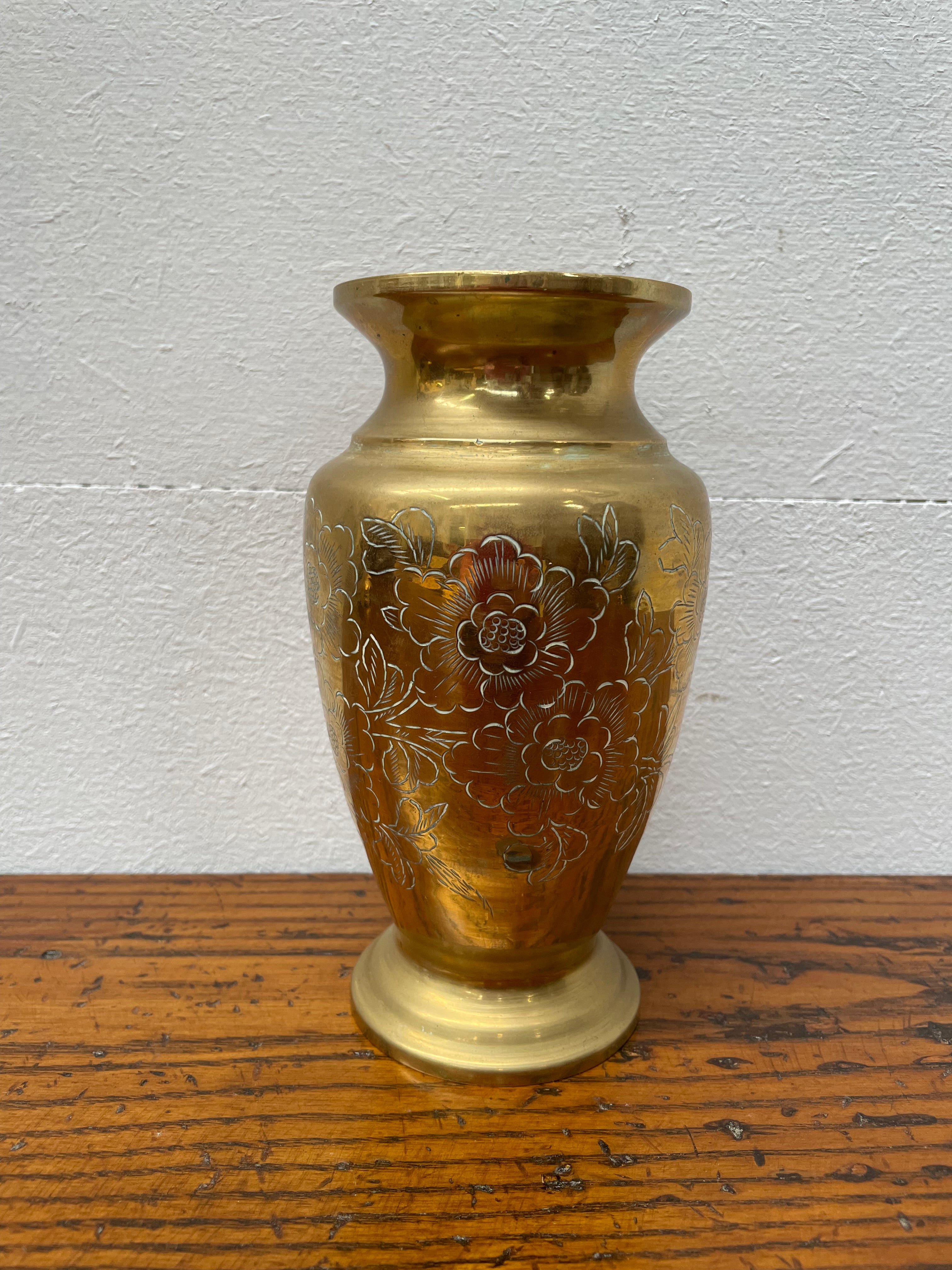 Attractive Vintage Brass Vase | Antique & Vintage | Moonee Ponds Antiques | Australia Wide Delivery
