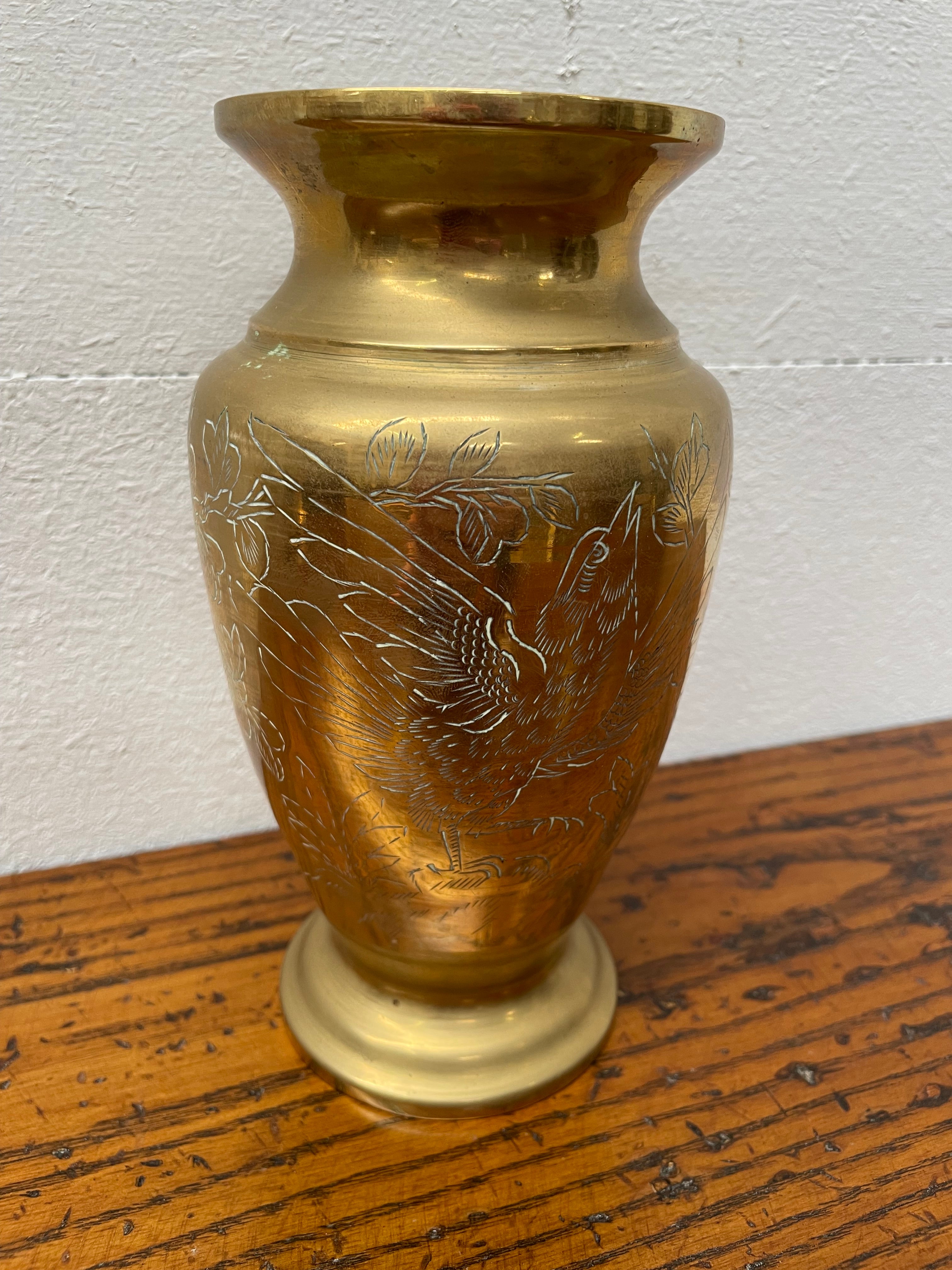 Attractive Vintage Brass Vase | Antique & Vintage | Moonee Ponds Antiques | Australia Wide Delivery
