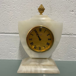 Onyx Marble Desk/Mantel Clock