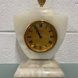 Onyx Marble Desk/Mantel Clock