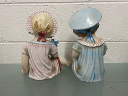 Pair of Vintage Piano Doll Figures | Antique & Vintage | Moonee Ponds Antiques | Australia Wide Delivery