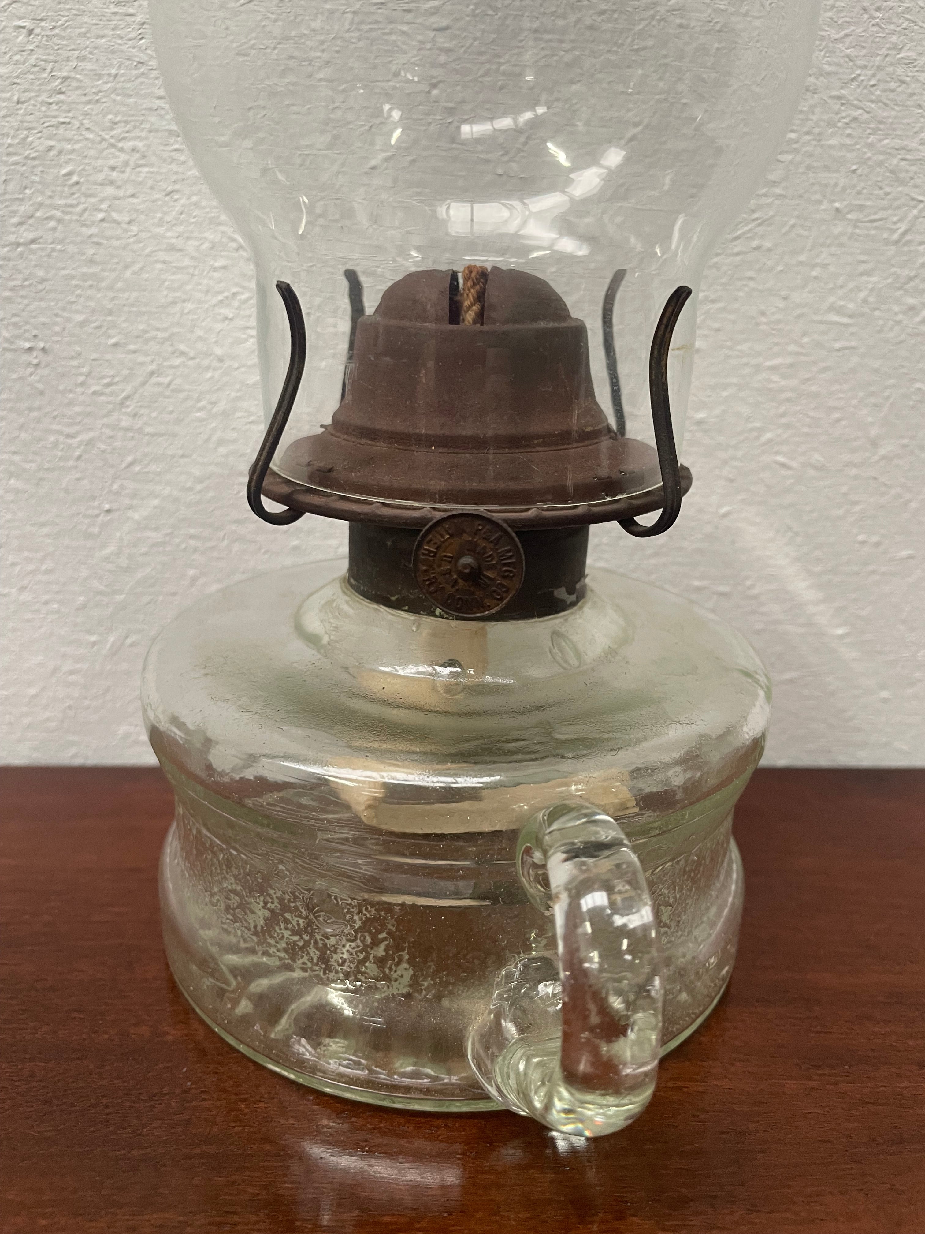 Vintage Kerosene Glass Lamp | Antique & Vintage | Moonee Ponds Antiques | Australia Wide Delivery