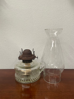 Vintage Kerosene Glass Lamp | Antique & Vintage | Moonee Ponds Antiques | Australia Wide Delivery