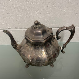 Victorian Brittania Silver Large Teapot