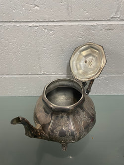 Victorian Brittania Silver Large Teapot | Antique & Vintage | Moonee Ponds Antiques | Australia Wide Delivery
