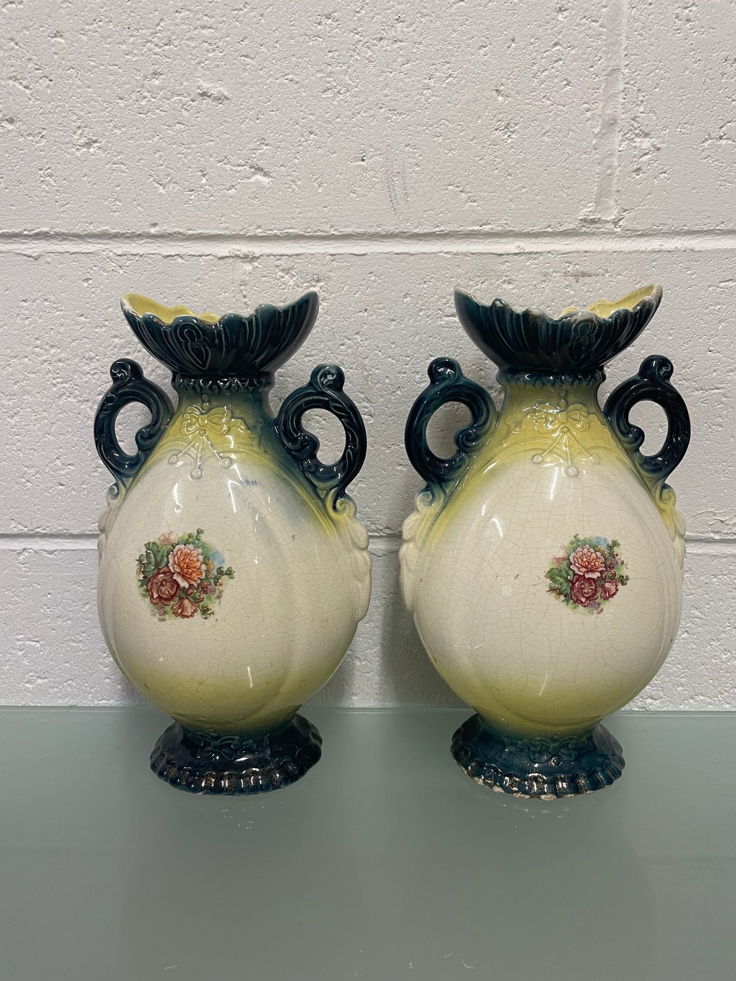 Pair of Edwardian Vases