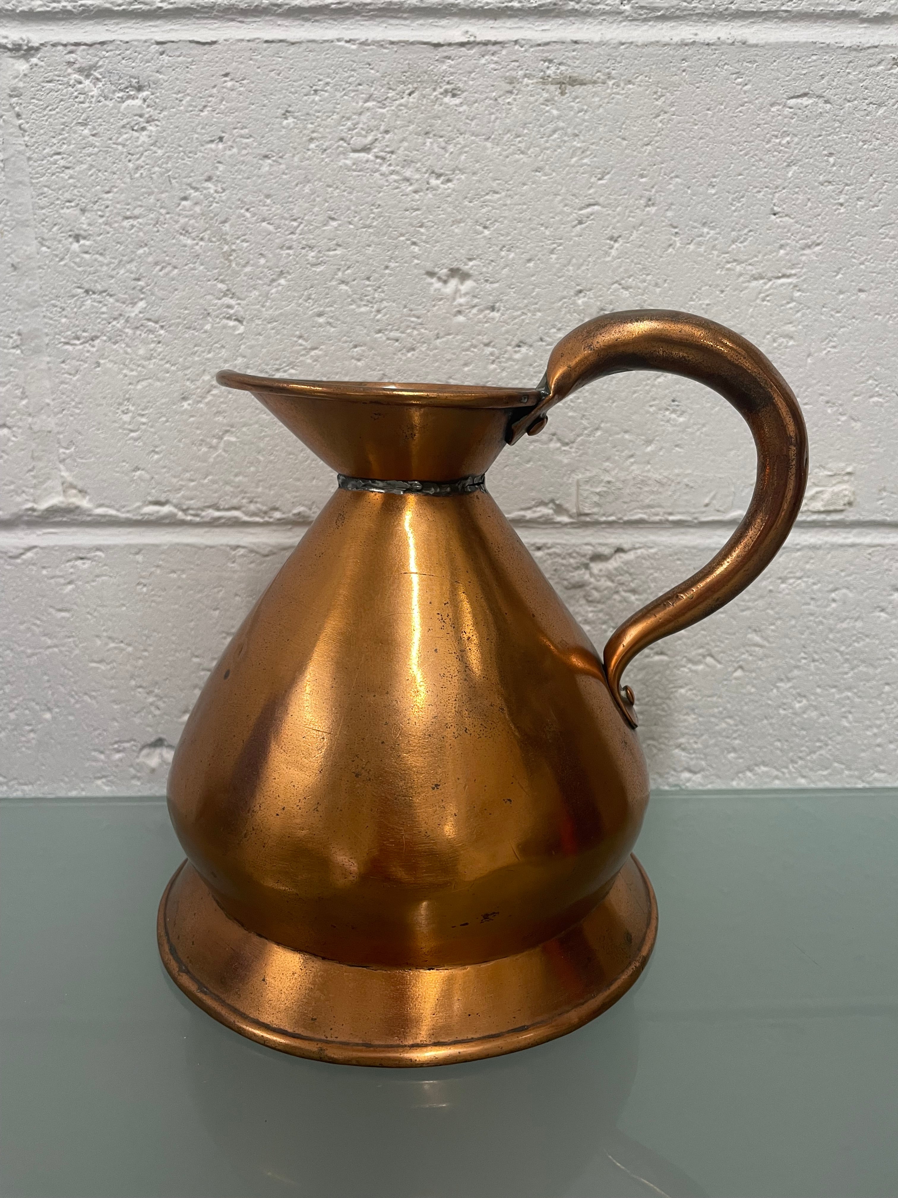 19th Century Antique Copper Jug One Quart – Moonee Ponds Antiques