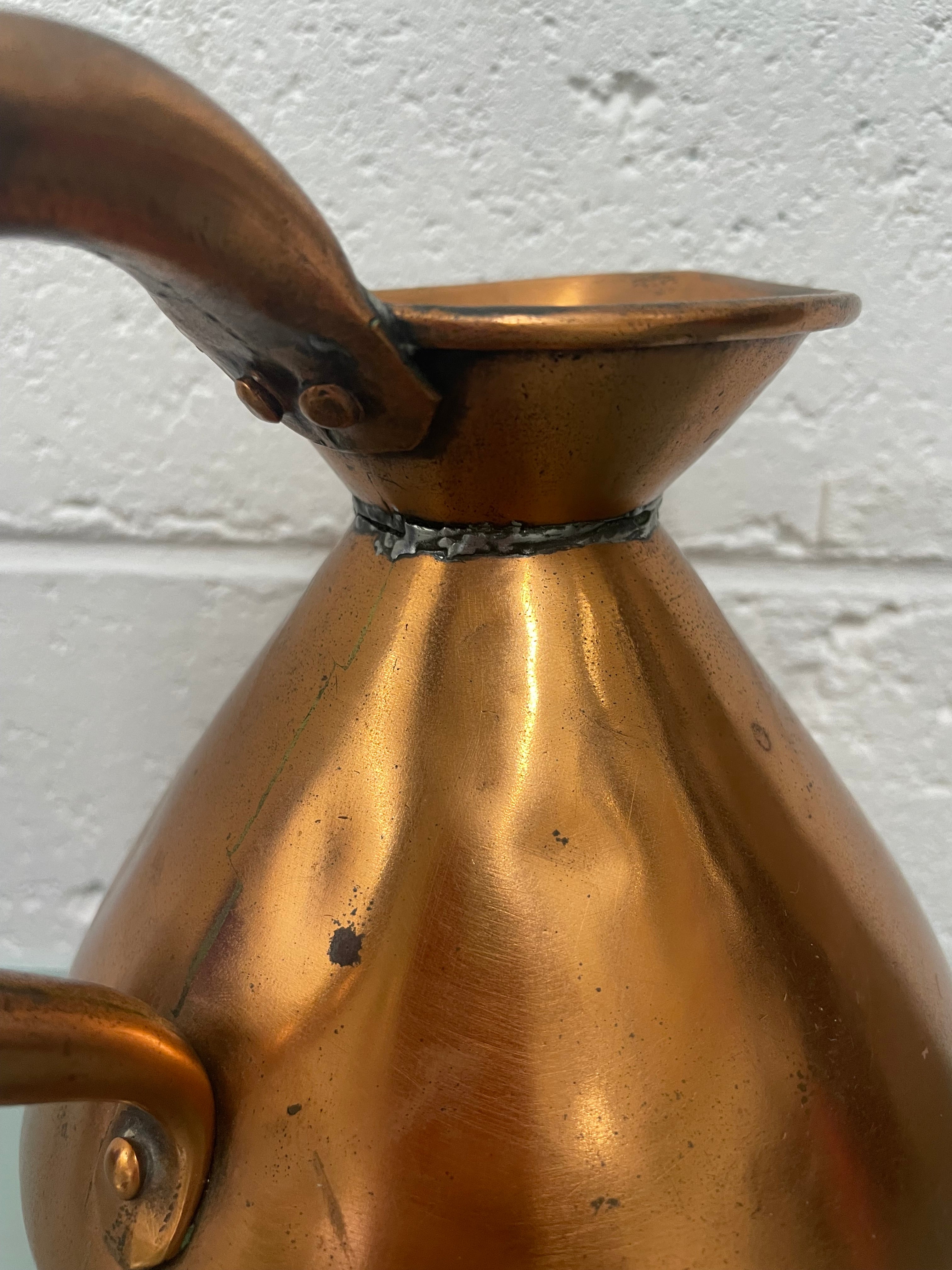19th Century Antique Copper Jug One Quart | Antique & Vintage | Moonee Ponds Antiques | Australia Wide Delivery