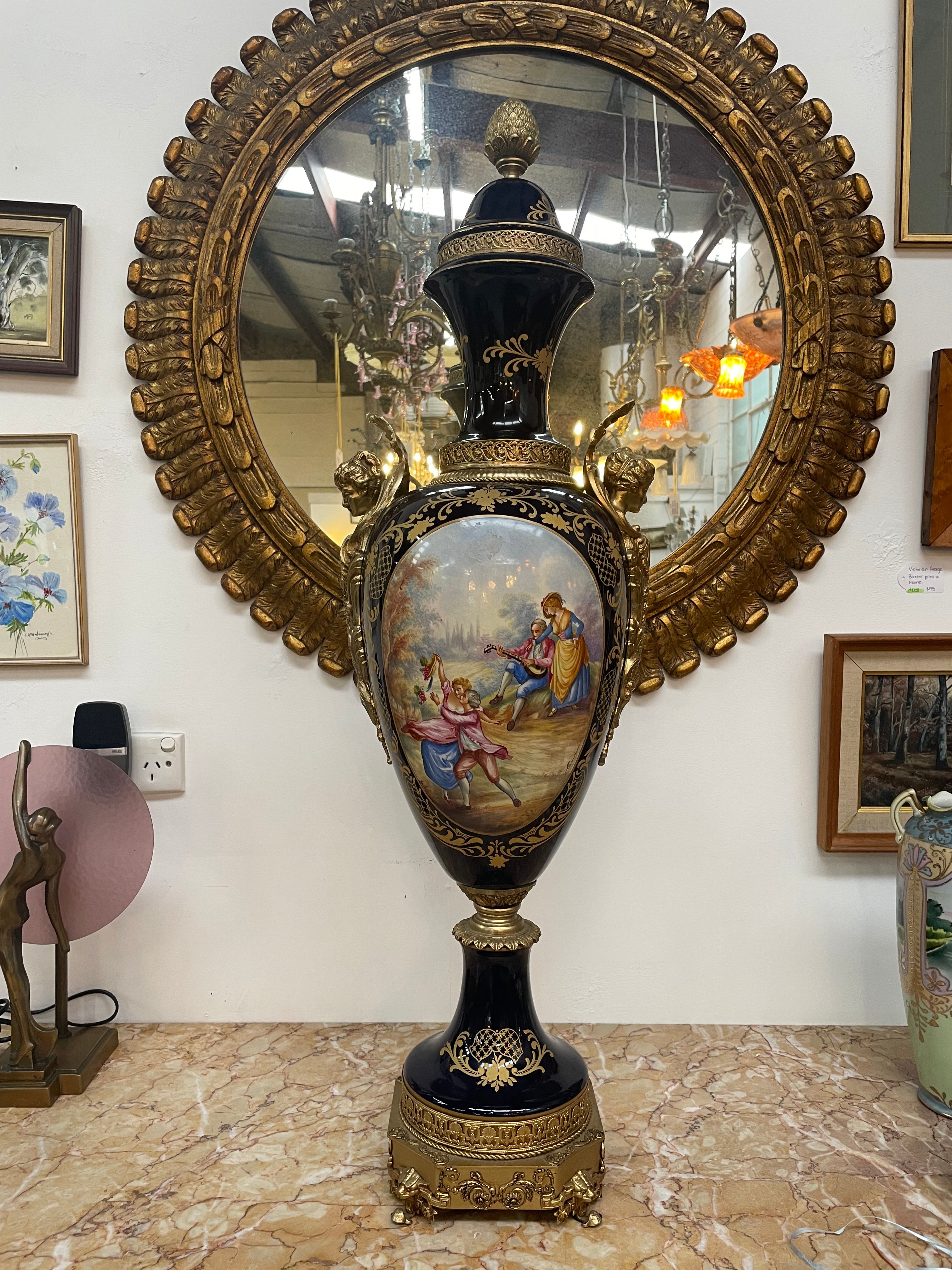 Beautiful Large French Sevres Style Vase