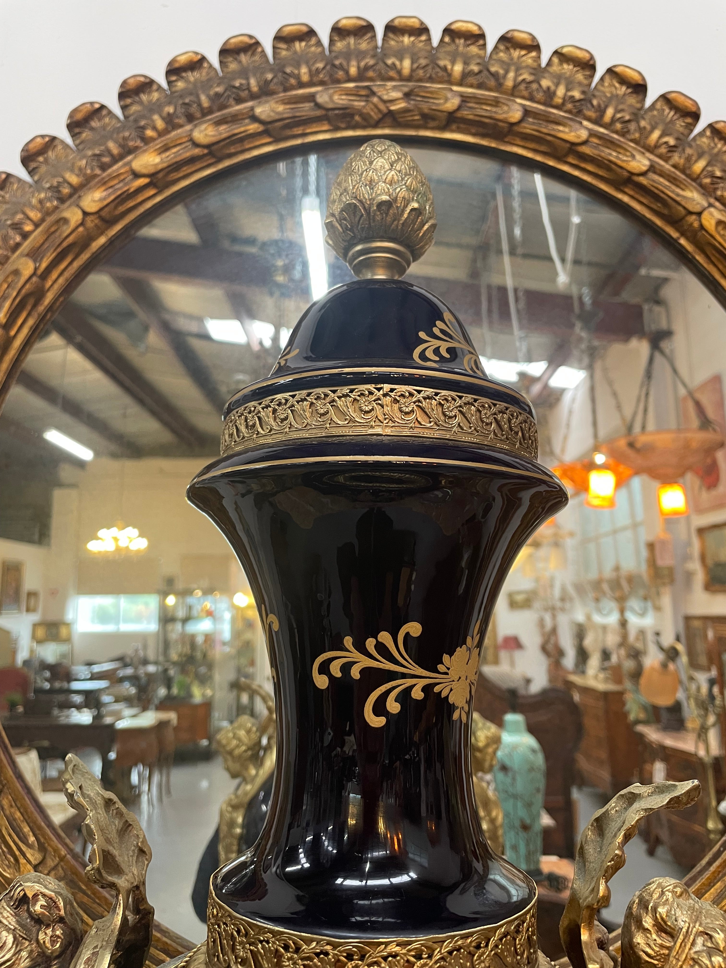 Beautiful Large French Sevres Style Vase | Antique & Vintage | Moonee Ponds Antiques | Australia Wide Delivery