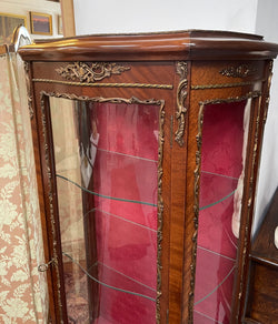 Lovely Louis XVth Style Walnut Vitrine | Antique & Vintage | Moonee Ponds Antiques | Australia Wide Delivery