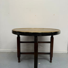 Decorative Brass Top Coffee/ Side Table