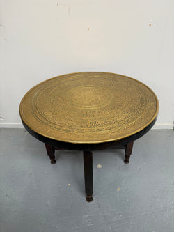 Decorative Brass Top Coffee/ Side Table | Antique & Vintage | Moonee Ponds Antiques | Australia Wide Delivery