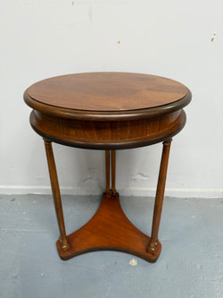 Small Occasional Empire Style Column Drum Table | Antique & Vintage | Moonee Ponds Antiques | Australia Wide Delivery
