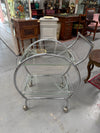 Stunning Art Deco Glass & Chrome Auto Trolley | Antique & Vintage | Moonee Ponds Antiques | Australia Wide Delivery