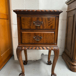 Versatile Vintage Chippendale Bedside Cabinet