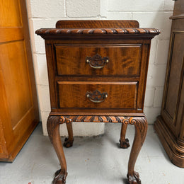 Versatile Vintage Chippendale Bedside Cabinet