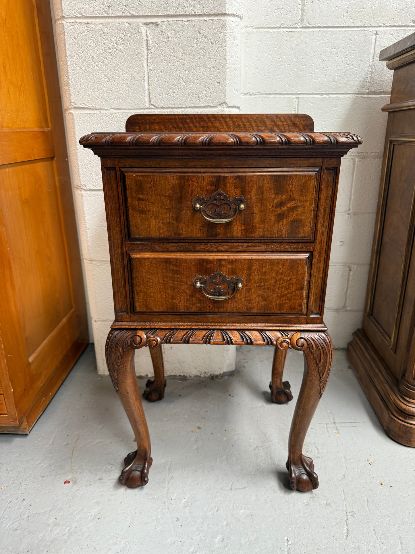 Versatile Vintage Chippendale Bedside Cabinet