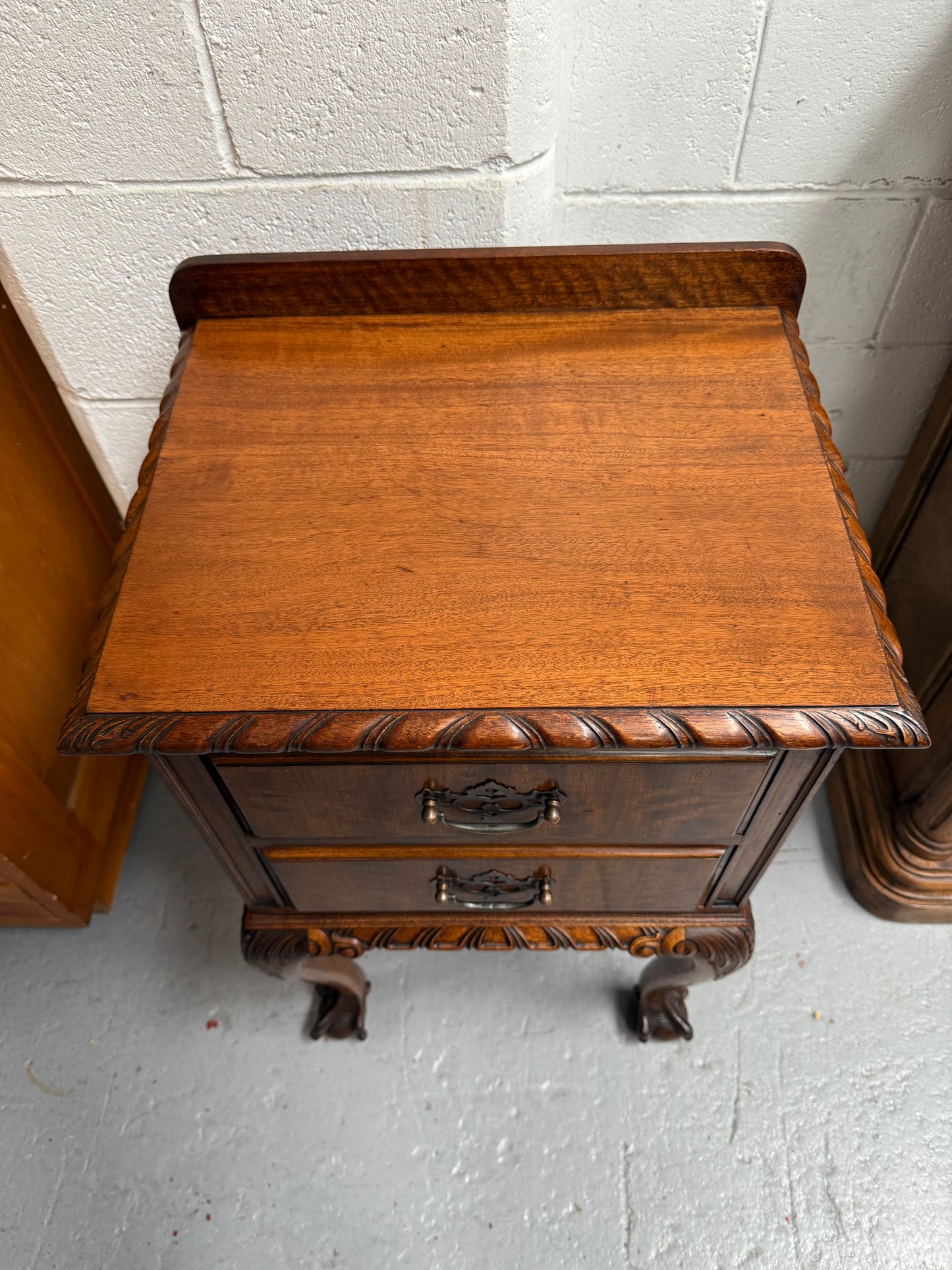 Versatile Vintage Chippendale Bedside Cabinet