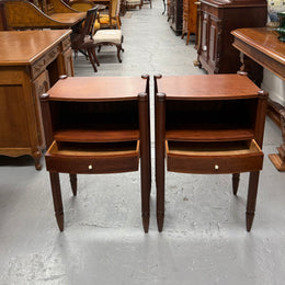 Impressive Pair Of Art Deco Amboyna Bedside Cabinets