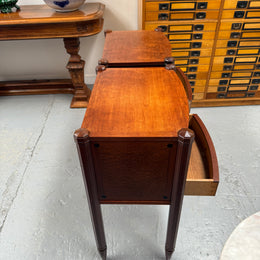Impressive Pair Of Art Deco Amboyna Bedside Cabinets