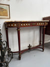 Attractive Mahogany French Style Marble Top Console Table | Antique & Vintage | Moonee Ponds Antiques | Australia Wide Delivery