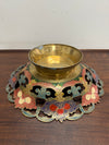 Vintage Hand Enamelled Brass Bowl | Antique & Vintage | Moonee Ponds Antiques | Australia Wide Delivery