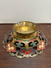 Vintage Hand Enamelled Brass Bowl | Antique & Vintage | Moonee Ponds Antiques | Australia Wide Delivery