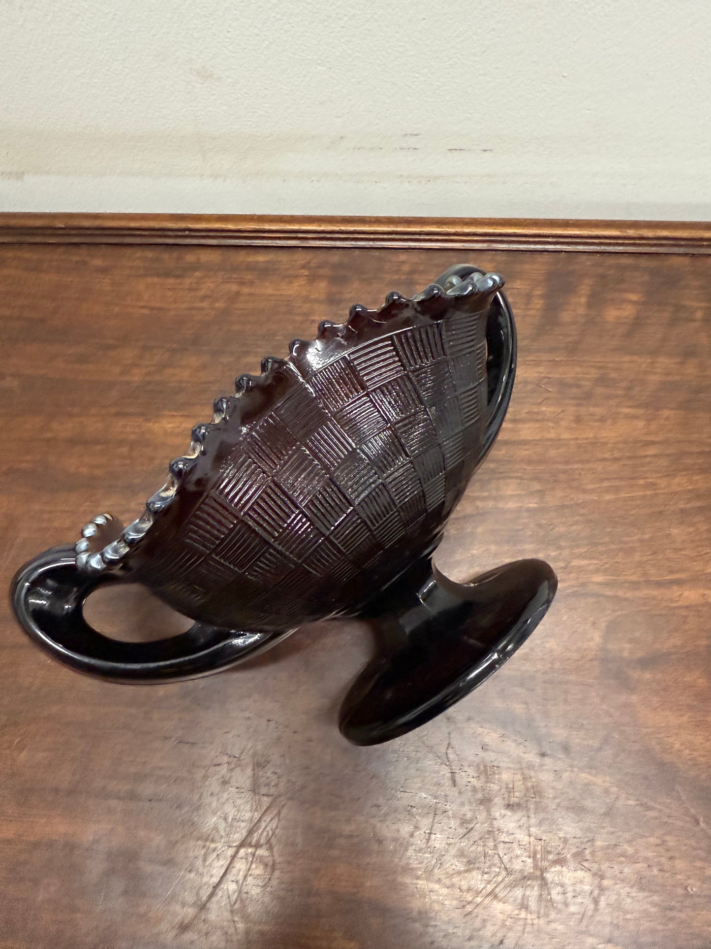 Vintage Carnival Glass Northwood Fruits & Berries Bowl