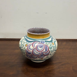 Vintage Hand Painted Poole Pottery Vase