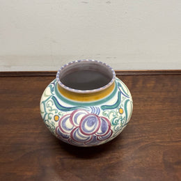 Vintage Hand Painted Poole Pottery Vase