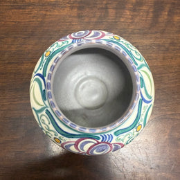 Vintage Hand Painted Poole Pottery Vase