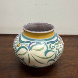 Vintage Hand Painted Poole Pottery Vase