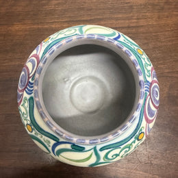 Vintage Hand Painted Poole Pottery Vase